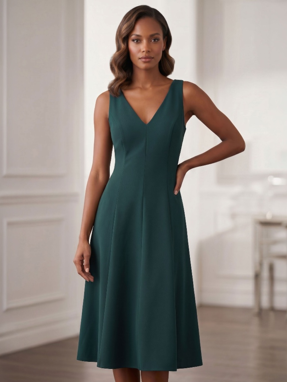 Donna Morgan Green Cocktail Dress NWT size 10